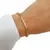 Pulsera cristales y cubos plata - comprar online