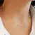 Tanza con cristales plata 925