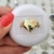 Anillo corazón dorado