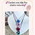 CORDON CON DIJE FLOR PIEDRA NATURAL X 4 - comprar online