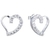 Aros corazones cubic
