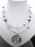 Collar doble con piedras naturales