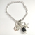 Pulsera AB cierre Tiffany con dijes - comprar online