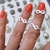 Anillo infinito blanco