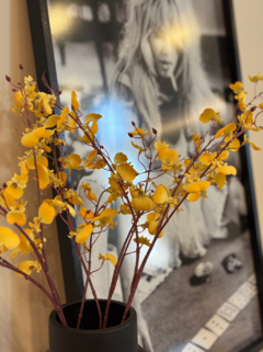 Vara orquídea amarilla 88cm - comprar online
