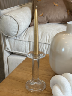 Vela Candelabro dorada