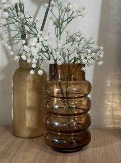 Florero vidrio Ambar 26cm - comprar online