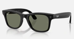 Lentes Inteligentes Ray-Ban Meta Gen 3 Wayfarer Shiny Black / Lentes Polarizados Verde G-15 | Cámara 3K e IA