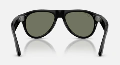 Lentes Inteligentes Ray-Ban Meta Gen 3 Aviator Shiny Black / Lentes Polarizados Verde G-15 | Cámara 3K e IA - MarketDigital