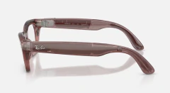 Lentes Inteligentes Ray-Ban Meta Gen 3 Zena Polished Milky Pink Blush / Cristales Transitions® Clear to Rose | Cámara 3K e IA - tienda online