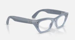 Lentes Inteligentes Ray-Ban Meta Gen 3 Zena Polished Milky Grey Lilac / Cristales Transitions® Clear to Copper | Cámara 3K e IA - comprar online