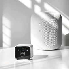 Imagen de Monitor de aire Lite Multifunción 5 en 1, con sensor de calidad de aire Wi-Fi, CO2