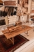 Mesa de living de laurel con pata atorrante 1.30 x 0.60 PRE ORDER en internet