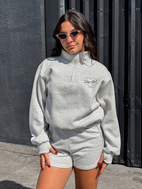 Casaco stargirl com zíper