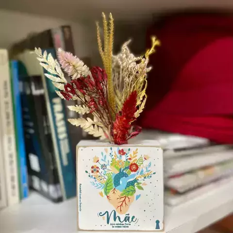 Mini vaso quadrado - Mãe raizes - comprar online