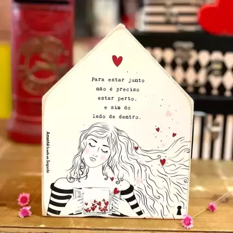 Casinha decorativa - Lado de dentro - comprar online