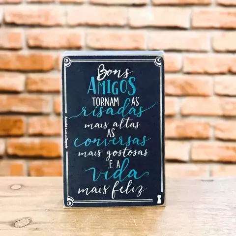 Box decorativo - Bons Amigos - comprar online