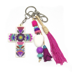 CHAVEIRO RESINADO CRUCIFIXO