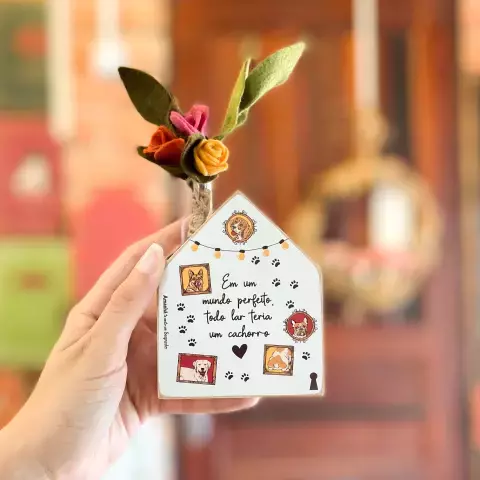 Mini vaso casinha - Todo lar cachorro - comprar online
