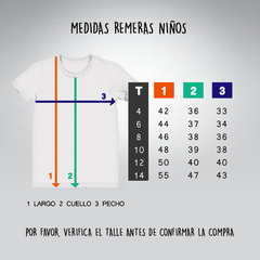 REMERA INFANTIL TELON ORTEGA en internet