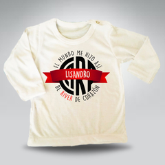 REMERA BEBÉ MUNDO PERSONALIZADA