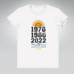 REMERA UNISEX ARGENTINA CAMPEON - comprar online