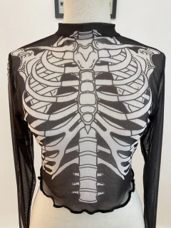 PREVENTA Crop top "Bones" - Duds Clothing