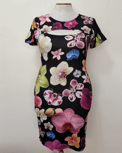 Vestido "Orquídeas" - Duds Clothing