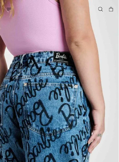CALÇA JEANS WID LEG SUPER HIGH BARBIE na internet