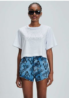 SHORT JEANS COMFORT LOOSE HIGH BARBIE