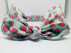 Vincha Con Nudo Estampada (Chica)