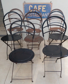 Sillas en Chapa Plegables de Cervecería