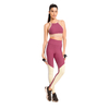 Top Live Halter Mix Block Feminino - Rosa e Marrom