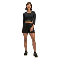 Camiseta Live Cropped ML Skin Feminino - The Fit Brand