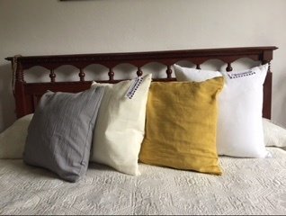 Almohadones artesanales rellenos