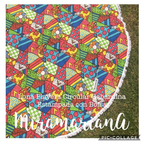 LONA PLAYERA REDONDA MILO CON FLECOS