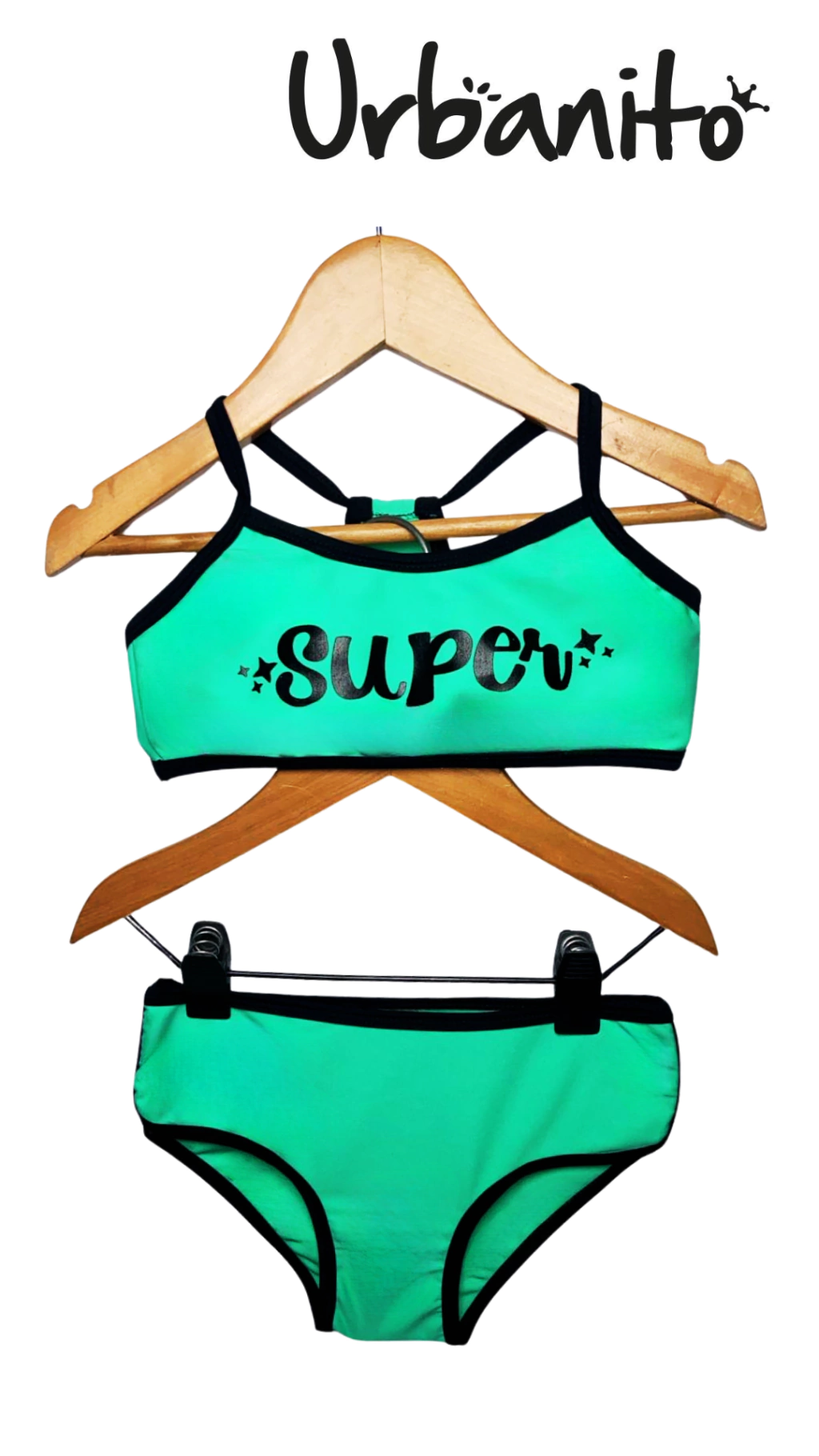 BIKINI VERDE SUPER 2 PIEZAS