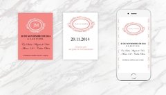 Linea Pocket/Invitación Pocket Coral - comprar online