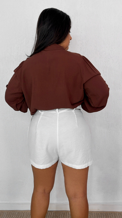 CAMISA EVA MARROM - Camafeu Store