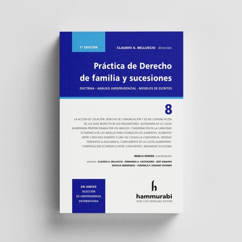 Práctica de Derecho de familia y sucesiones, 8 - comprar online