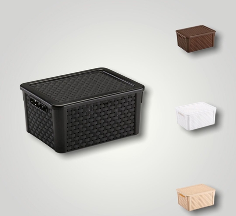 Caixa Organizadora Giotto Rattan 7 litros - comprar online