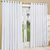 Blackout com Voil branco 4,00 m x 2,60 m - Cortina com 2 camadas para varão simples - comprar online