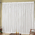 Cortina Branca em Voil 2,00 m x 1,80 m - Cortina Decorativa com 1 camada para varão simples