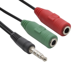 ADAPTADOR 3.5MM A  AUDIO Y MIC