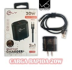 CARGA RAPIDA 20W FLY C-20M en internet