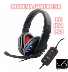 Imagen de DIADEMA GAMER USB PUNING