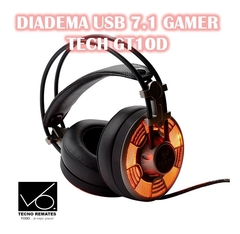 Imagen de DIADEMA USB 7.1 GAMER TECH GT10D