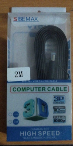Imagen de CABLE PLANO SLIM HDMI 2 M