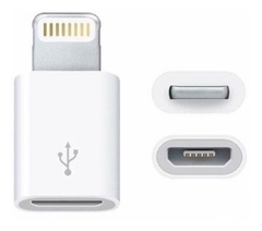 convertidor micro usb a lightning - tecno remates