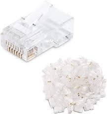 PAQUETE CONECTORES RJ45 X 100 UNIDADES CAT 6E en internet